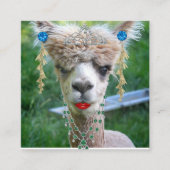 Barbeli Entwürfe Quadratische Visitenkarte (Vorderseite)