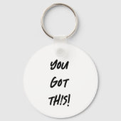 Barbell 45-lb plate "GYM TIME" for a gym person Schlüsselanhänger (Rückseite)