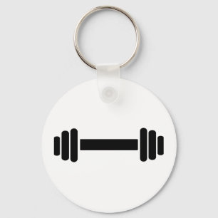 Barbell - Bodybuilding Schlüsselanhänger