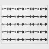Barbell Dumbbelltraining Geschenkpapier (Flach)