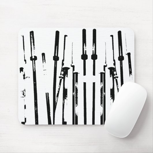 Barbell Forrest Mouse Pad Mousepad (Mit Mouse)