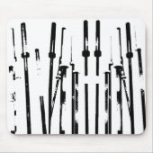 Barbell Forrest Mouse Pad Mousepad (Vorne)