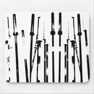 Barbell Forrest Mouse Pad Mousepad