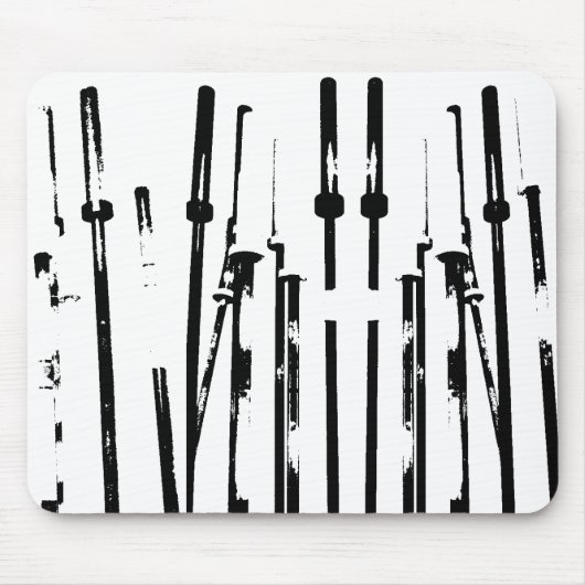 Barbell Forrest Mouse Pad Mousepad (Vorne)