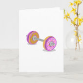 Barbell Karte (Gelbe Blume)