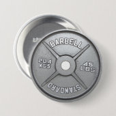 Barbell Plate Button (Vorne & Hinten)