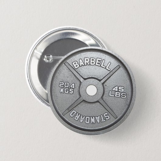 Barbell Plate Button (Vorne & Hinten)