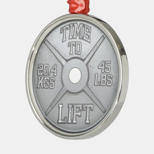 Barbell Plate - Heavy Lift Ornament Aus Metall (Links)