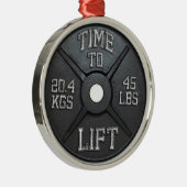 Barbell Plate - Heavy Lift Ornament Aus Metall (Rechts)