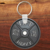 Barbell Plate - Heavy Lift Schlüsselanhänger (Vorderseite)