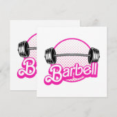Barbell - rosa (Vorne/Hinten)