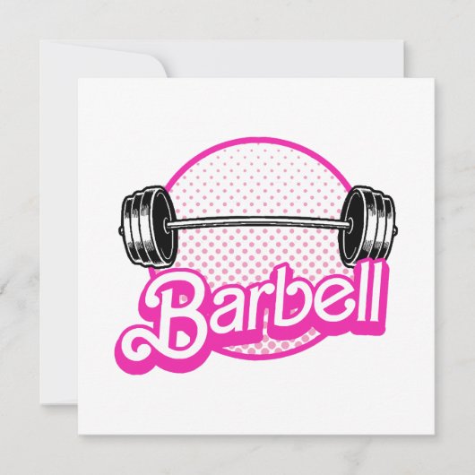 Barbell - rosa (Vorderseite)