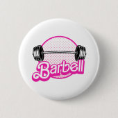 Barbell - rosa button (Vorderseite)