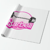 Barbell - rosa geschenkpapier (Ungerollt)