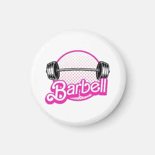 Barbell - rosa magnet (Vorne)