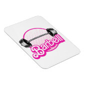 Barbell - rosa magnet (Rechte Seite)