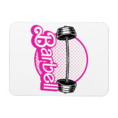 Barbell - rosa magnet (Horizontal)