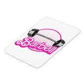Barbell - rosa magnet (Linke Seite)
