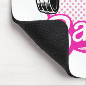 Barbell - rosa mousepad (Ecke)