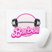 Barbell - rosa mousepad (Mit Mouse)