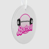 Barbell - rosa ornament (Vorderseite)