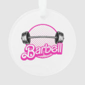 Barbell - rosa ornament (Rückseite)