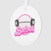 Barbell - rosa ornament (Vorderseite)