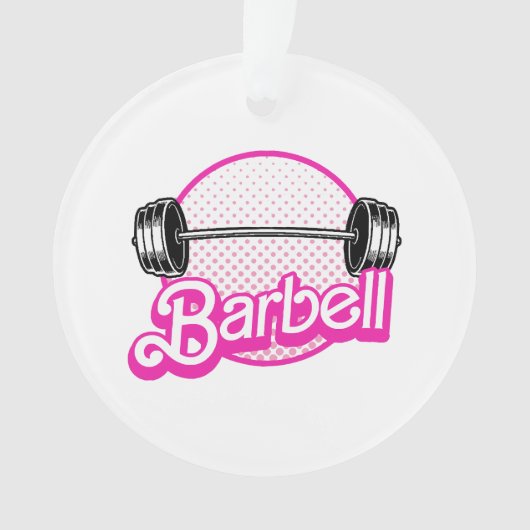 Barbell - rosa ornament (Vorderseite)
