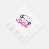 Barbell - rosa serviette (Ecke)