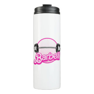 Barbell - rosa thermosbecher
