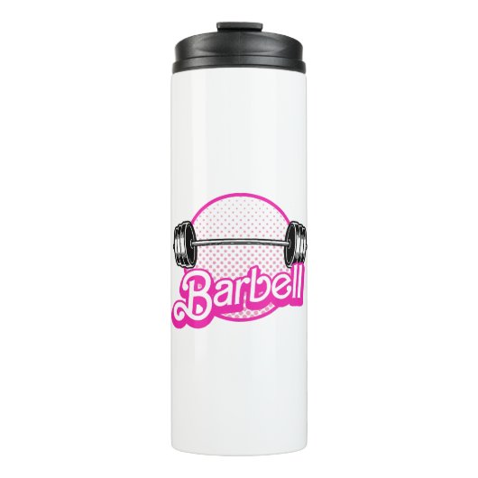 Barbell - rosa thermosbecher (Vorderseite)