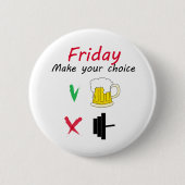 Barbell vs Bier Button (Vorderseite)