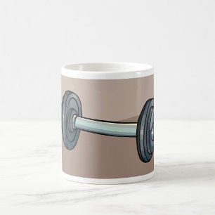 Barbell Weightlift Gym Fitness Lover Kaffeetasse