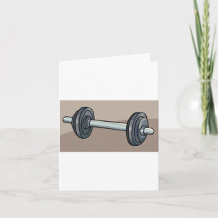 Barbell Weightlift Gym Fitness Lover Karte