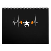 Barbell Weightlift Heartbeat-Bodybuilding Kalender (Titelbild)