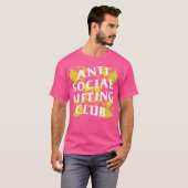 Barbells Crossed Skull Yellow T-Shirt (Vorne ganz)