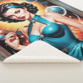 Barbenheimer Retro Fusion Atomzeitfashion Sherpadecke (3/4)