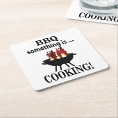 Barbeque Cook Koch Funny GRILLEN Rechteckiger Pappuntersetzer (angewinkelt)