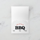 Barbeque Cookout Einladung (Innenseite)