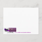 Barbeque Einladung Postkarte (Rückseite)