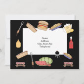 Barbeque Einladungen für Michelle (Rückseite)