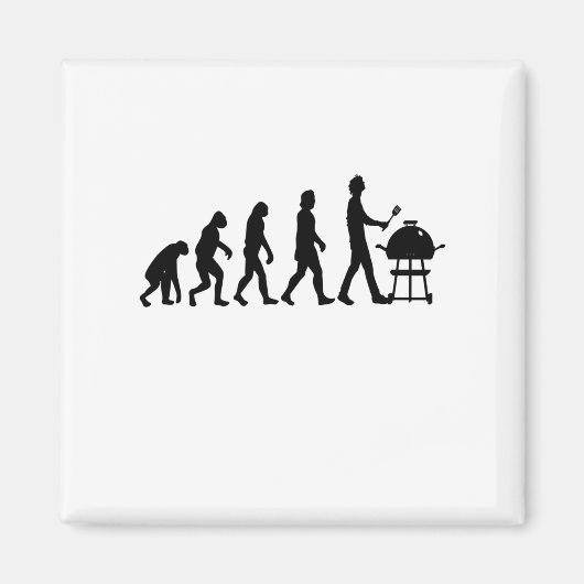 Barbeque-Evolution Magnet (Vorne)