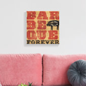 Barbeque Forever Leinwanddruck (Insitu (Wohnzimmer))