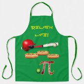 Barbeque Fun Baseball Hotdogs Appie Pie Schürze (Vorderseite)