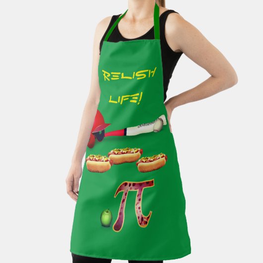 Barbeque Fun Baseball Hotdogs Appie Pie Schürze (InSitu)