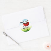 Barbeque Grill Party Time Sticker (Umschlag)