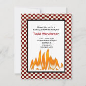 Barbeque-Party Einladung (Vorderseite)