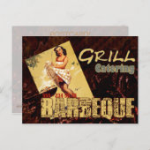 Barbeque - Postkarte (Vorne/Hinten)