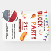 Barbeque Snack Picknick Spaß Nachbarn Party Banner (Horizontal)