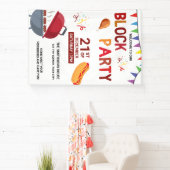 Barbeque Snack Picknick Spaß Nachbarn Party Banner (InSitu)